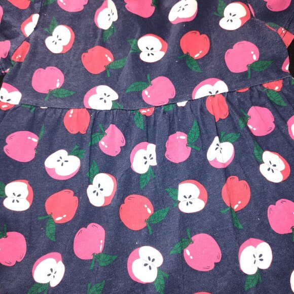 Pre-owned Children's Place 3-Piece Matching Solid Red Shirt and Apples Printed - Picture 11 of 13